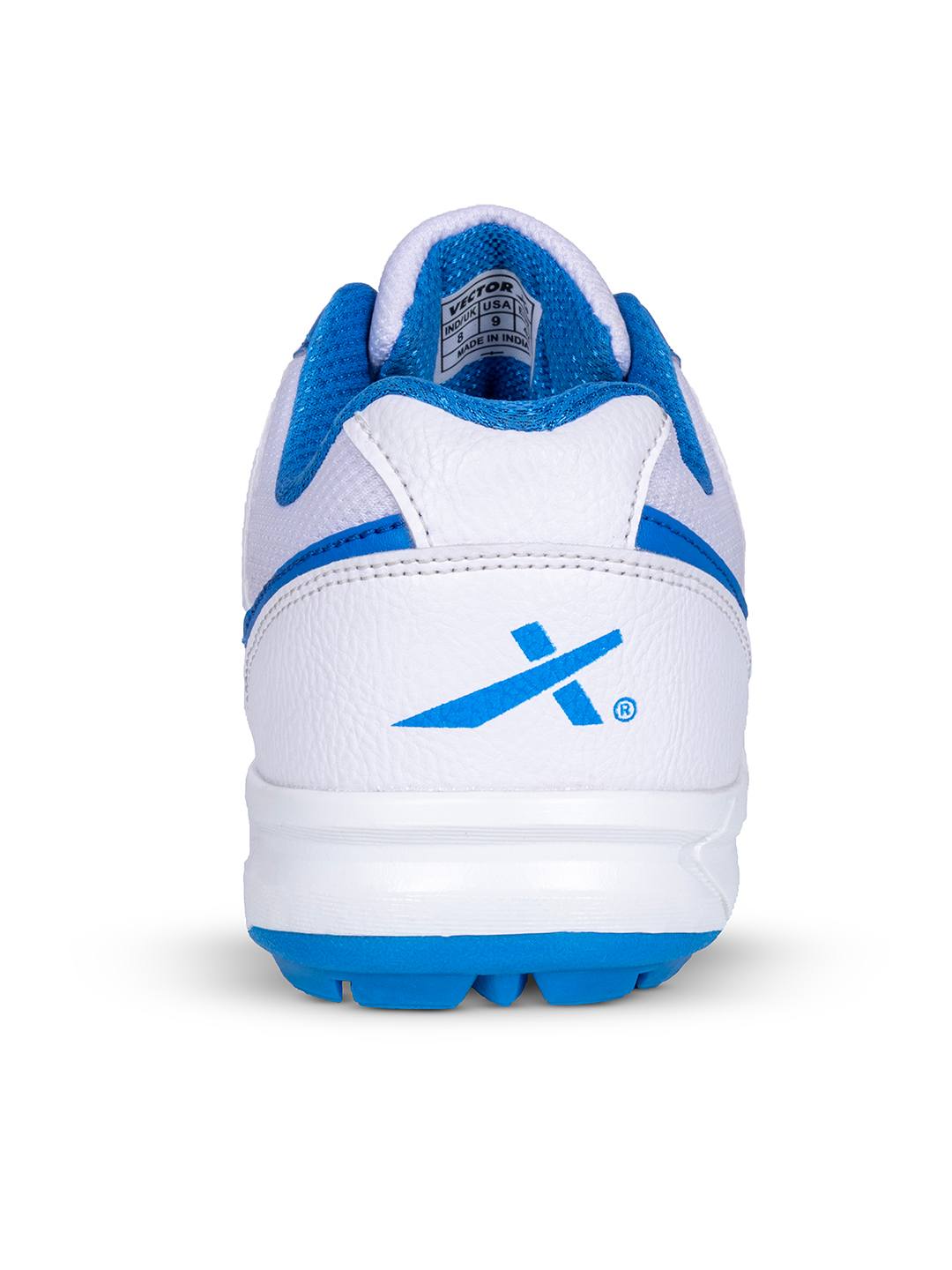 Vector X Pull up Cricket Sports Outdoor Shoes Synthetic Leather Upper/PVC Sole Studs for Men Velcro & Lace up|Lightweight & Durable Footwear|Ideal for Turf, Ground & Hard Surfaces