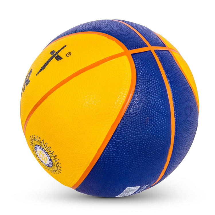 Vector X HG 3X3 Official Match Ball (Basketball Federation of India) Specialized Reinforced Rubber Basketball