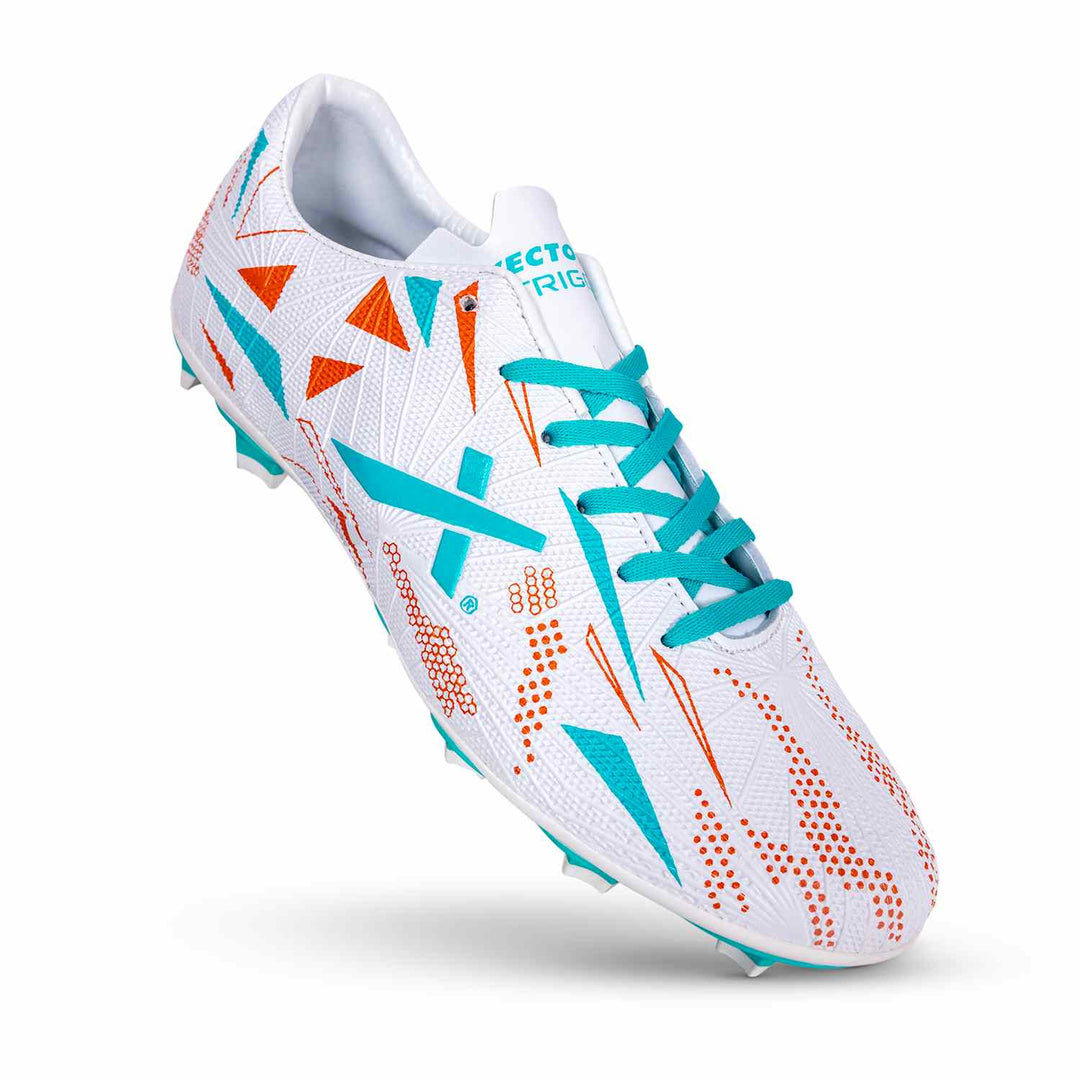 Vector X Trigger Football Shoe/Studs, Double Colored TPU Sole, Padded Footbed, Premoulded Heel Shoe for Men