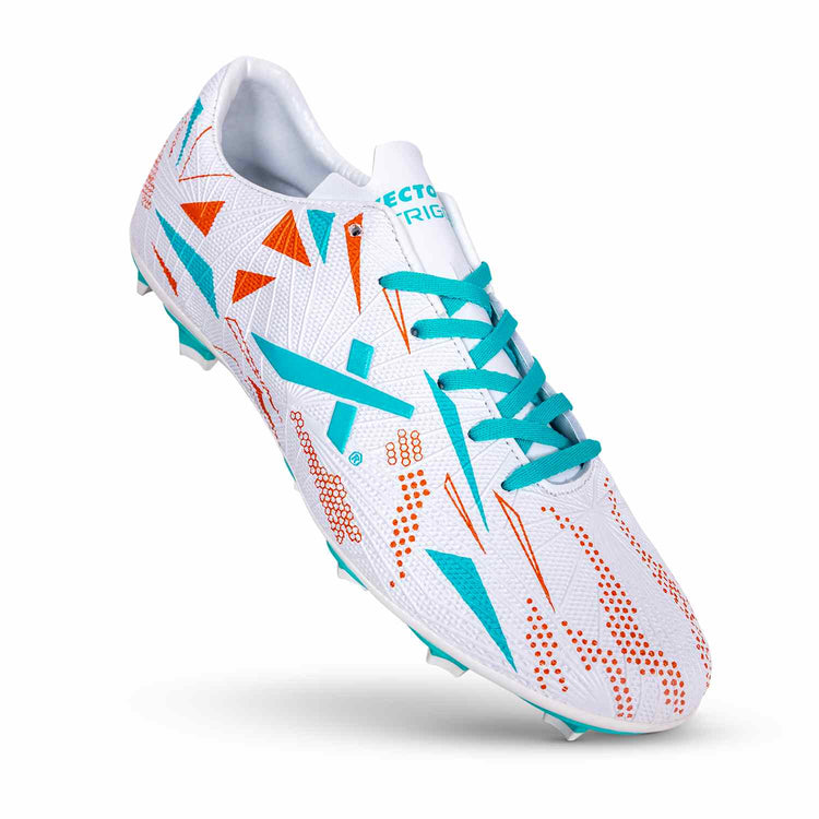 Vector X Trigger Football Shoe/Studs, Double Colored TPU Sole, Padded Footbed, Premoulded Heel Shoe for Men