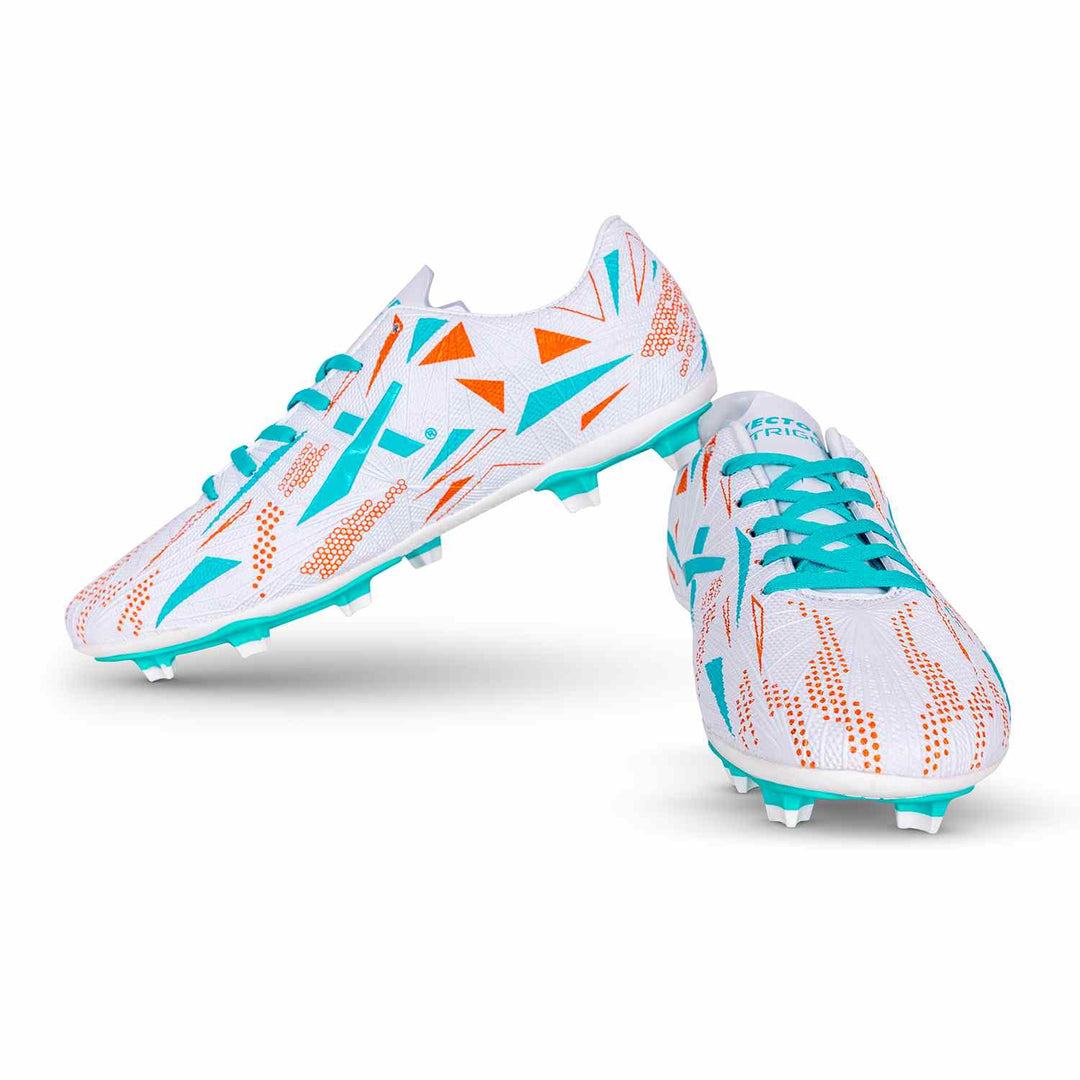 Vector X Trigger Football Shoe/Studs, Double Colored TPU Sole, Padded Footbed, Premoulded Heel Shoe for Men