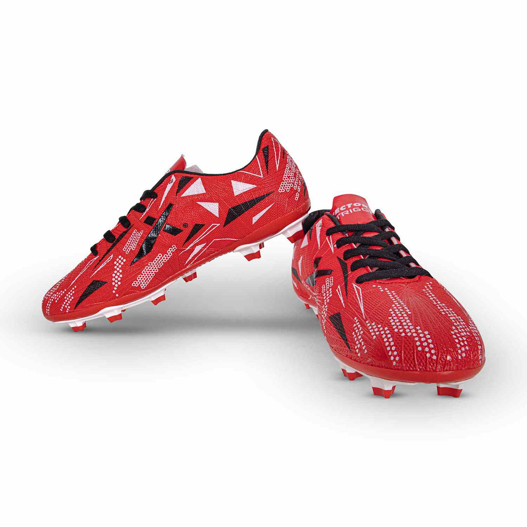 Vector X Trigger Football Shoe/Studs, Double Colored TPU Sole, Padded Footbed, Premoulded Heel Shoe for Men