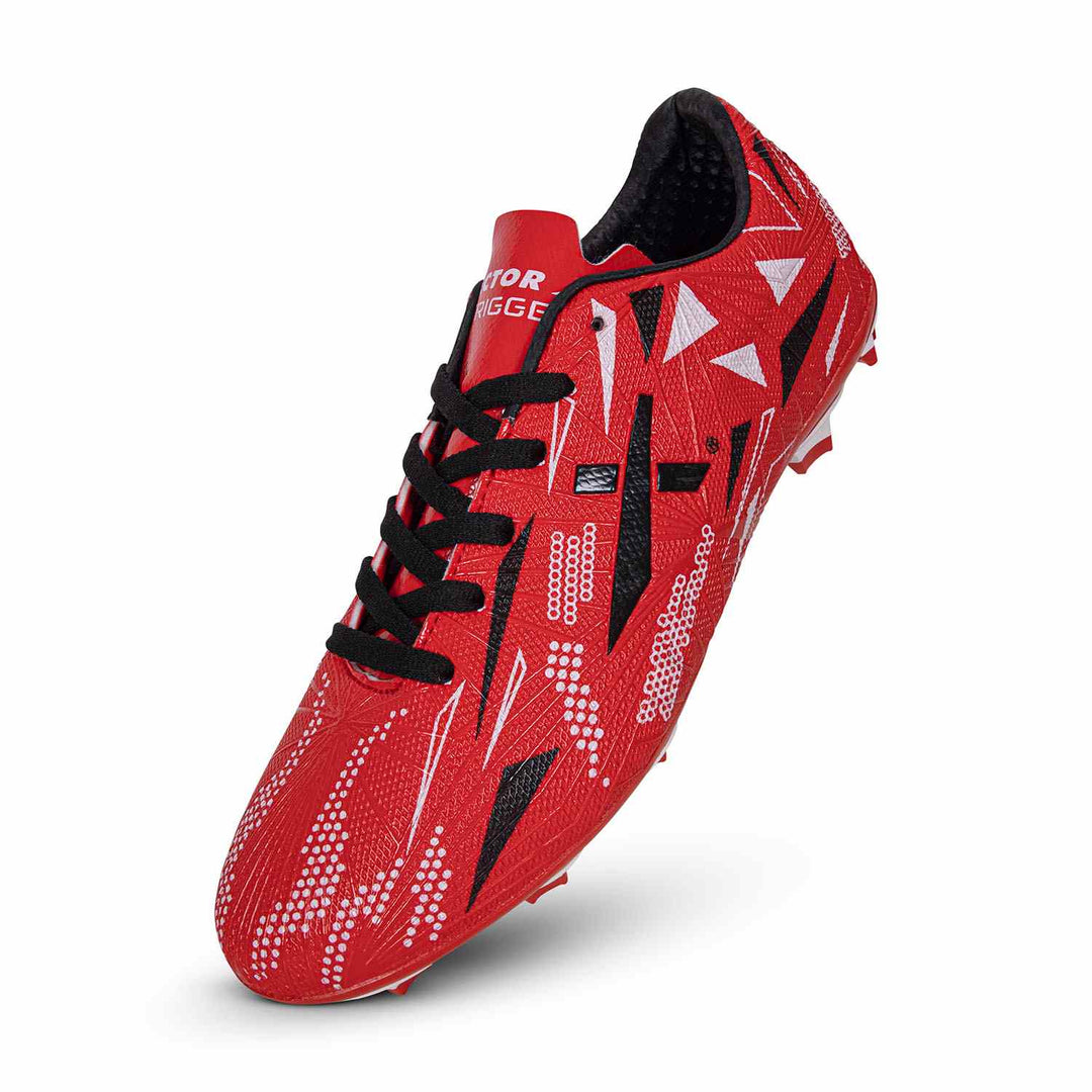 Vector X Trigger Football Shoe/Studs, Double Colored TPU Sole, Padded Footbed, Premoulded Heel Shoe for Men