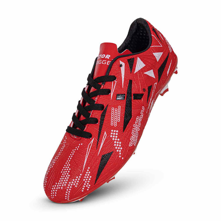 Vector X Trigger Football Shoe/Studs, Double Colored TPU Sole, Padded Footbed, Premoulded Heel Shoe for Men