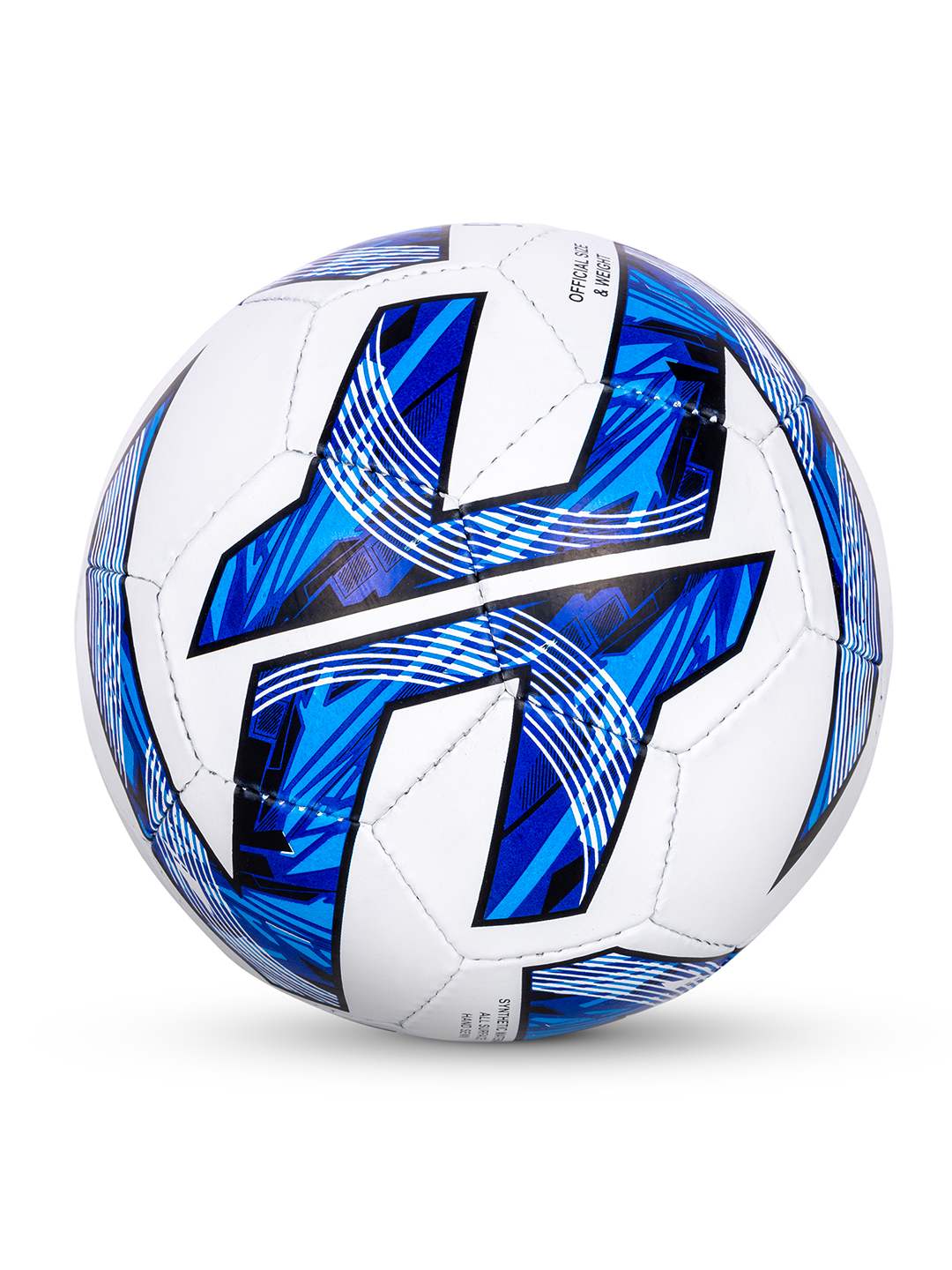 Vector X Premier Synthetic Rubberized Hand Stitched Indoor/Outdoor Water-Resistant Football with Latex Bladder, Suitable for Match and Training for Adults