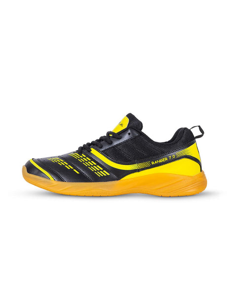 VECTOR X Ranger 7.0 Power Cushion Rubber Outsole Synthetic Mesh Badminton Shoes for Men Lightweight & Comfortable