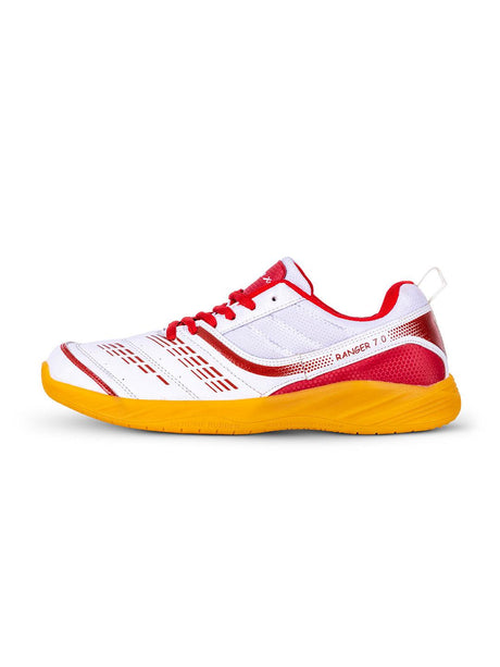 VECTOR X Ranger 7.0 Power Cushion Rubber Outsole Synthetic Mesh Badminton Shoes for Men Lightweight & Comfortable
