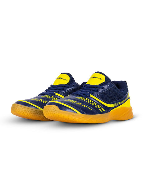 VECTOR X Ranger 7.0 Power Cushion Rubber Outsole Synthetic Mesh Badminton Shoes for Men Lightweight & Comfortable