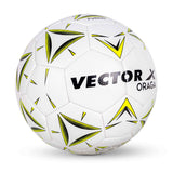 Vector X 32 Panel ORAGA Embossed PU Thermofused Indoor/Outdoor Futsal Football with Latyex Bladder Suitable for Match and Training for Adut and Kids 10-14 Years