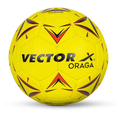 Vector X 32 Panel ORAGA Embossed PU Thermofused Indoor/Outdoor Futsal Football with Latyex Bladder Suitable for Match and Training for Adut and Kids 10-14 Years