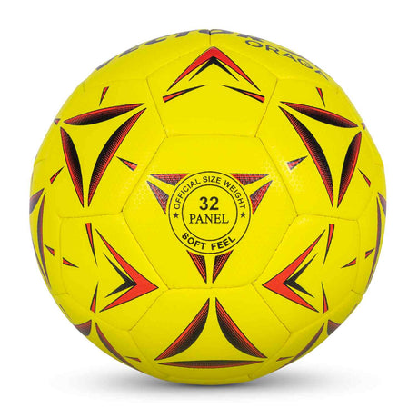 Vector X 32 Panel ORAGA Embossed PU Thermofused Indoor/Outdoor Futsal Football with Latyex Bladder Suitable for Match and Training for Adut and Kids 10-14 Years