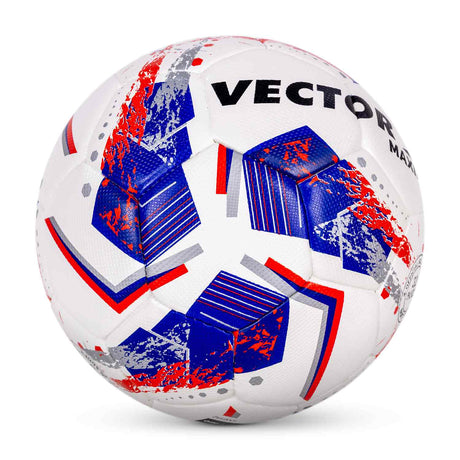 Vector X 32 Panel Maxima Rubber Thermo Fused FIFA Approved Indoor/Outdoor Football with Butyl Bladder,Suitable for Match and Training for Adut and Kids 10-14 Years