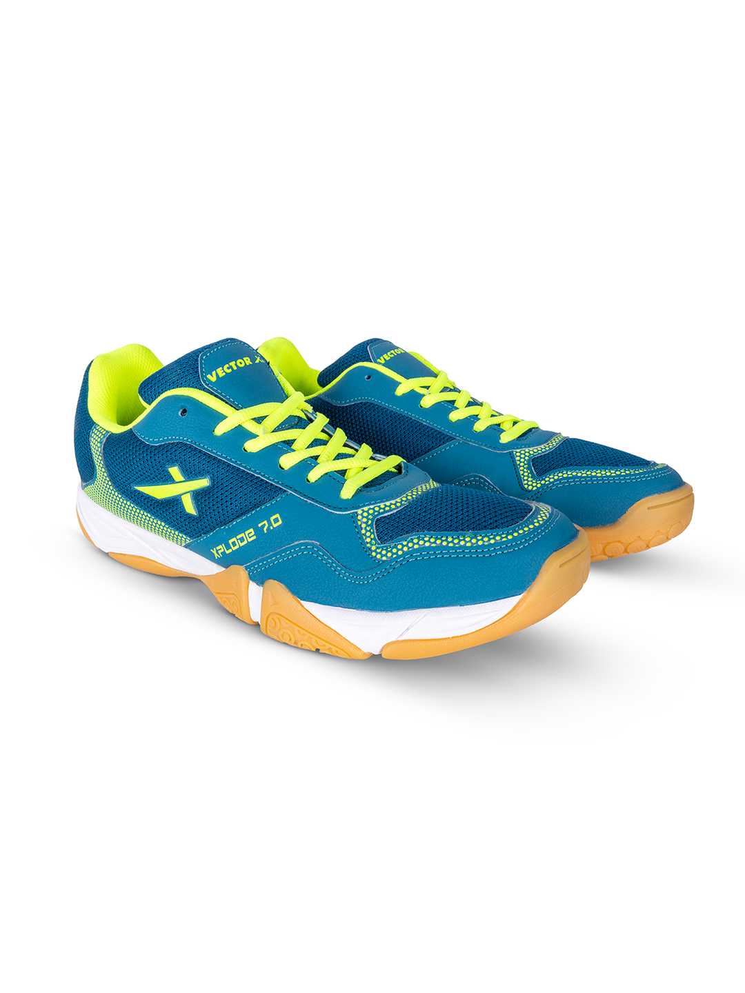 Xplode 7.0 Lightweight Non-Marking EVA Phylon Rubber Sole Badminton Shoes For Men