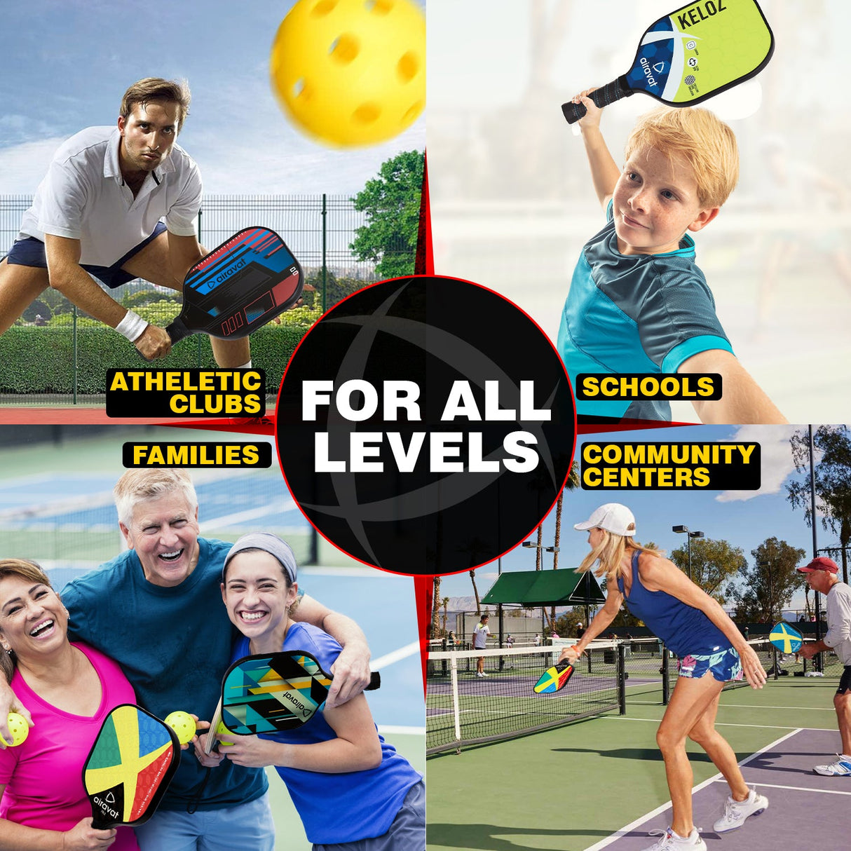 PRIX PICKLEBALL PADDLE SET - 7404