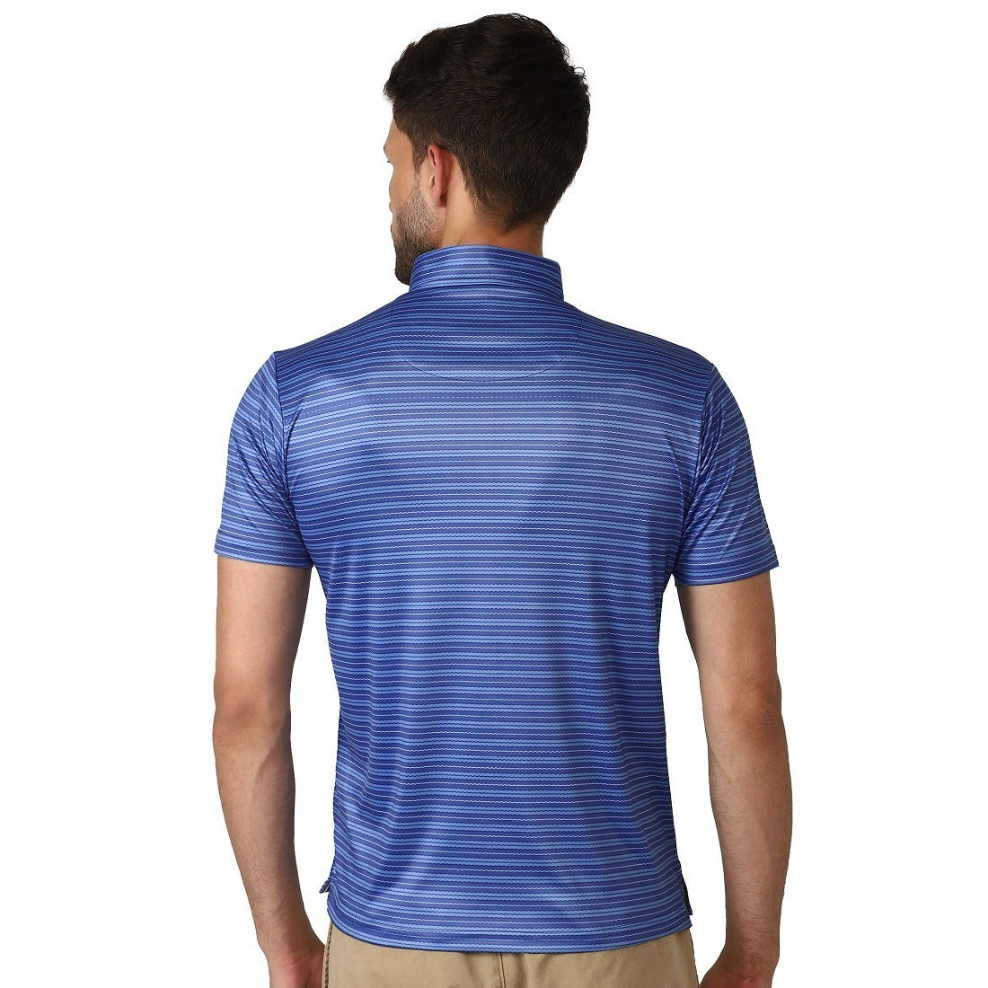 Men’s Polo T-Shirts Blue | Regular Button Down TShirt for Men