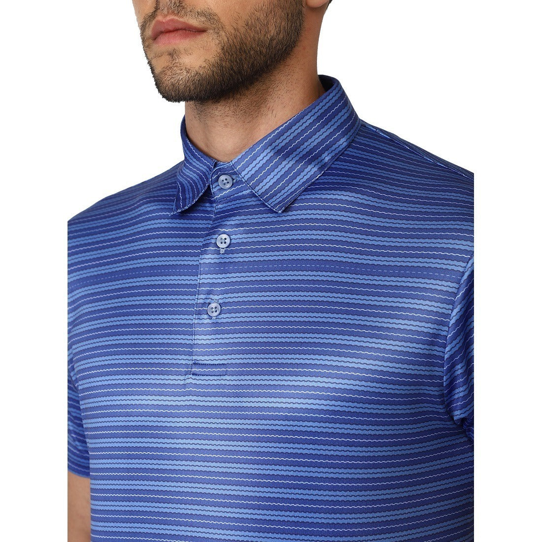 Men’s Polo T-Shirts Blue | Regular Button Down TShirt for Men