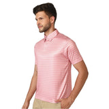Striped Tshirt For Men | Men’s Regular Fit Polo Tshirt Pink