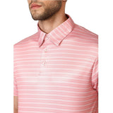 Striped Tshirt For Men | Men’s Regular Fit Polo Tshirt Pink