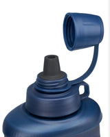 LIFESTRAW Peak Series Collapsible Squeeze 650ml Bottle With Filter - Dark Mountain Grey