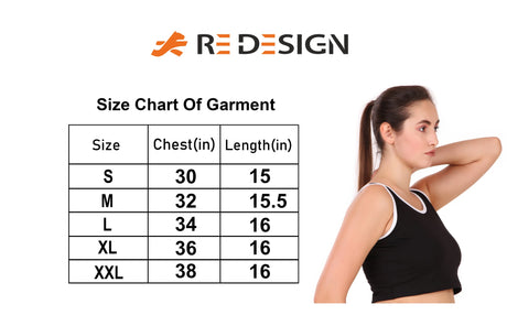 Cotton Crop Tank Top For Women (Black)