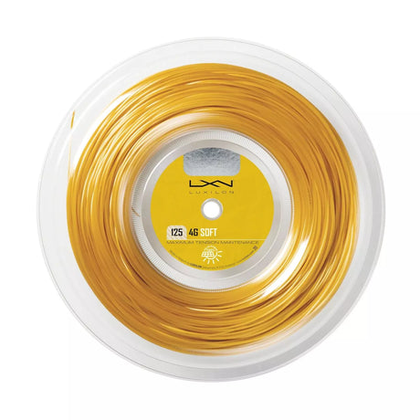 LUXILON 4G Soft 16L Tennis String Reel (200 m) - Gold | Noah Sports