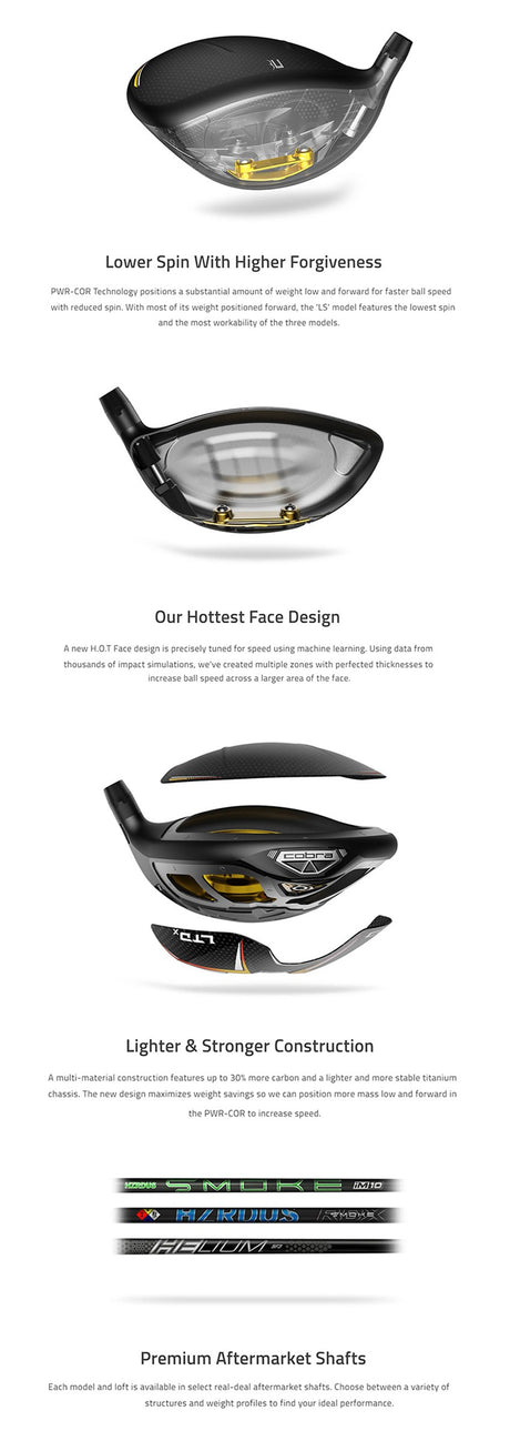 Cobra LTDx Driver - Peacoat/Red