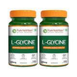 L-Glycine 500mg Veg Capsules  Muscle, Cognitive & Sleep Support | 120 Caps