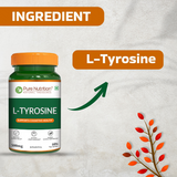L-Tyrosine 500mg Veg Capsules Focus, Mood & Stress Management