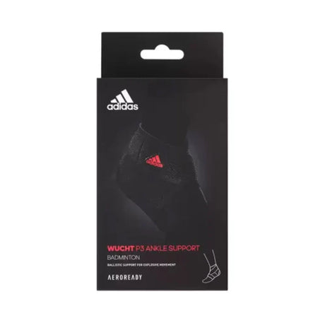 Black Ankle Support WUCHT P3 Badminton Adidas | KIBI SPORTS