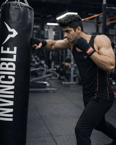 Invincible Classic Filled Vinyl Never Tear Boxing Bag | K.L. Mahajan & Sons (Invincible)