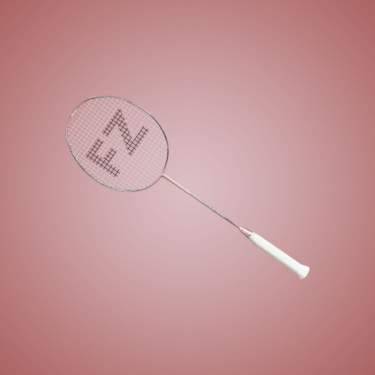 Light 11.1 Medium Strung Defensive Badminton Racket (Lilac)- 4U/G5