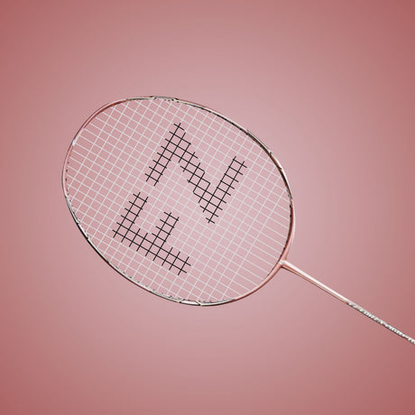 Light 11.1 Medium Strung Defensive Badminton Racket (Lilac)- 4U/G5