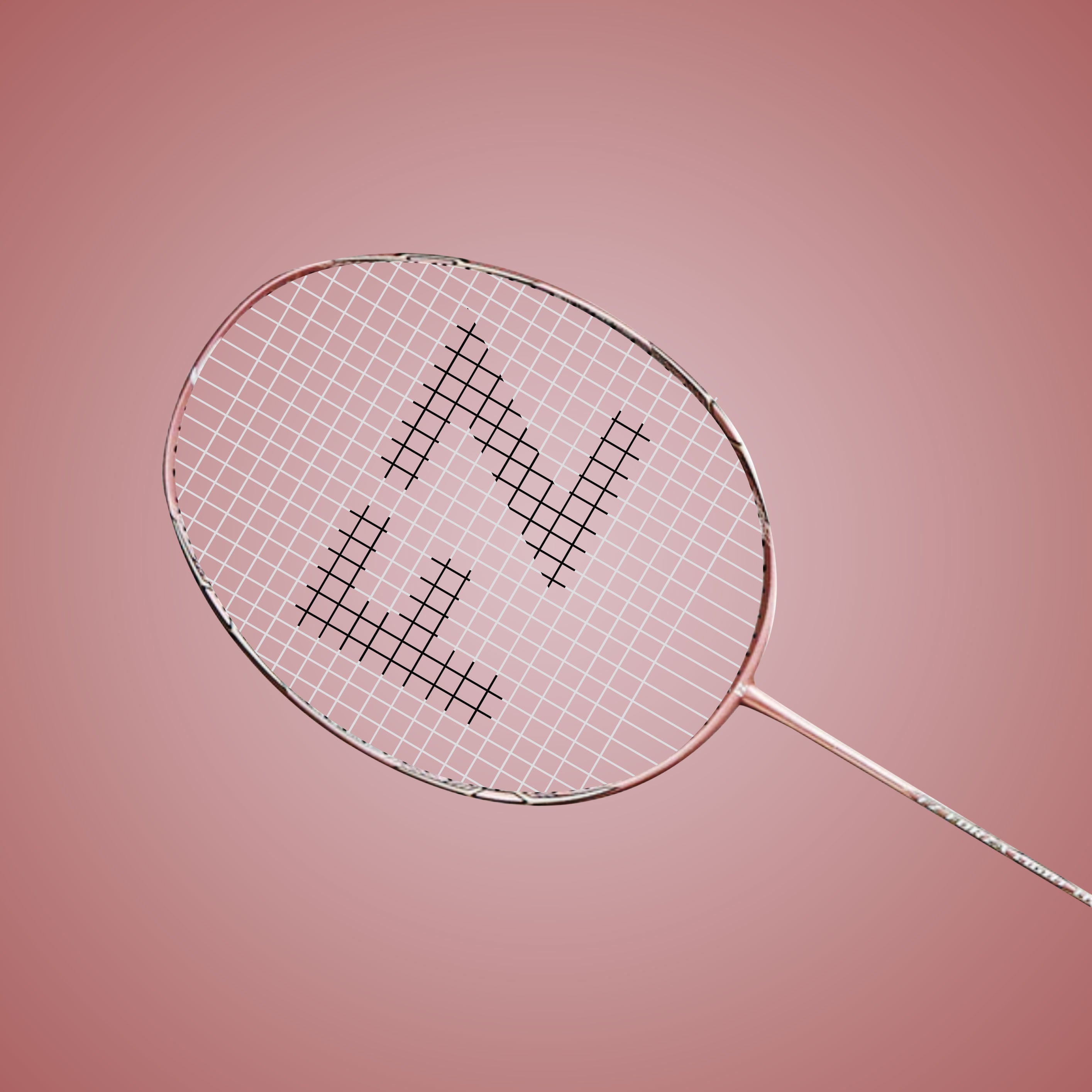 Light 11.1 Medium Strung Defensive Badminton Racket (Lilac)- 4U/G5