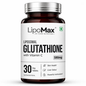 LipoMax Liposomal Glutathione with Vitamin C Skin Radiance & Antioxidant - Nutrition by Pure Nutrition