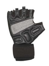 Vector X Majestic Unisex Leather Gym Gloves for Men and Women Professional Weightlifting, Fitness Training and Workout Gym | with Half-Finger Length, Wrist Wrap for Protection