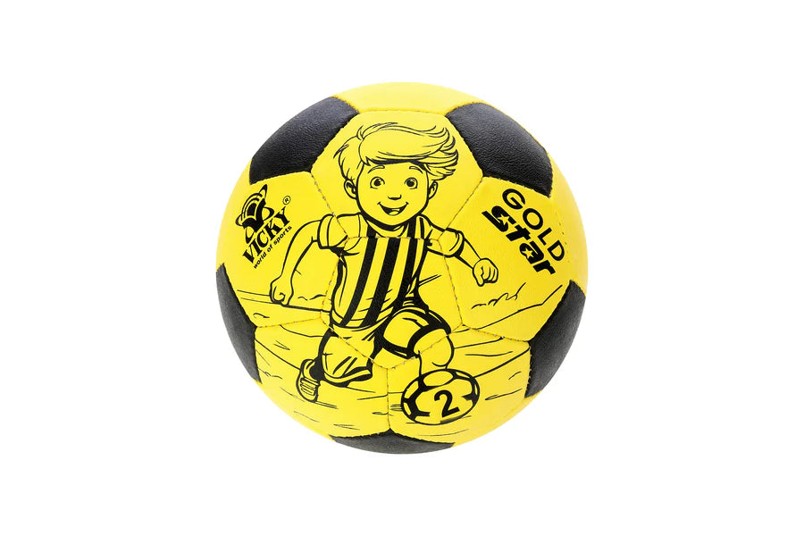 Vicky Gold Star Size 2 Football | Kibi Sports