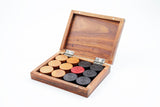 Synco Premia Carrom Board Coins in Sheesham wooden Box