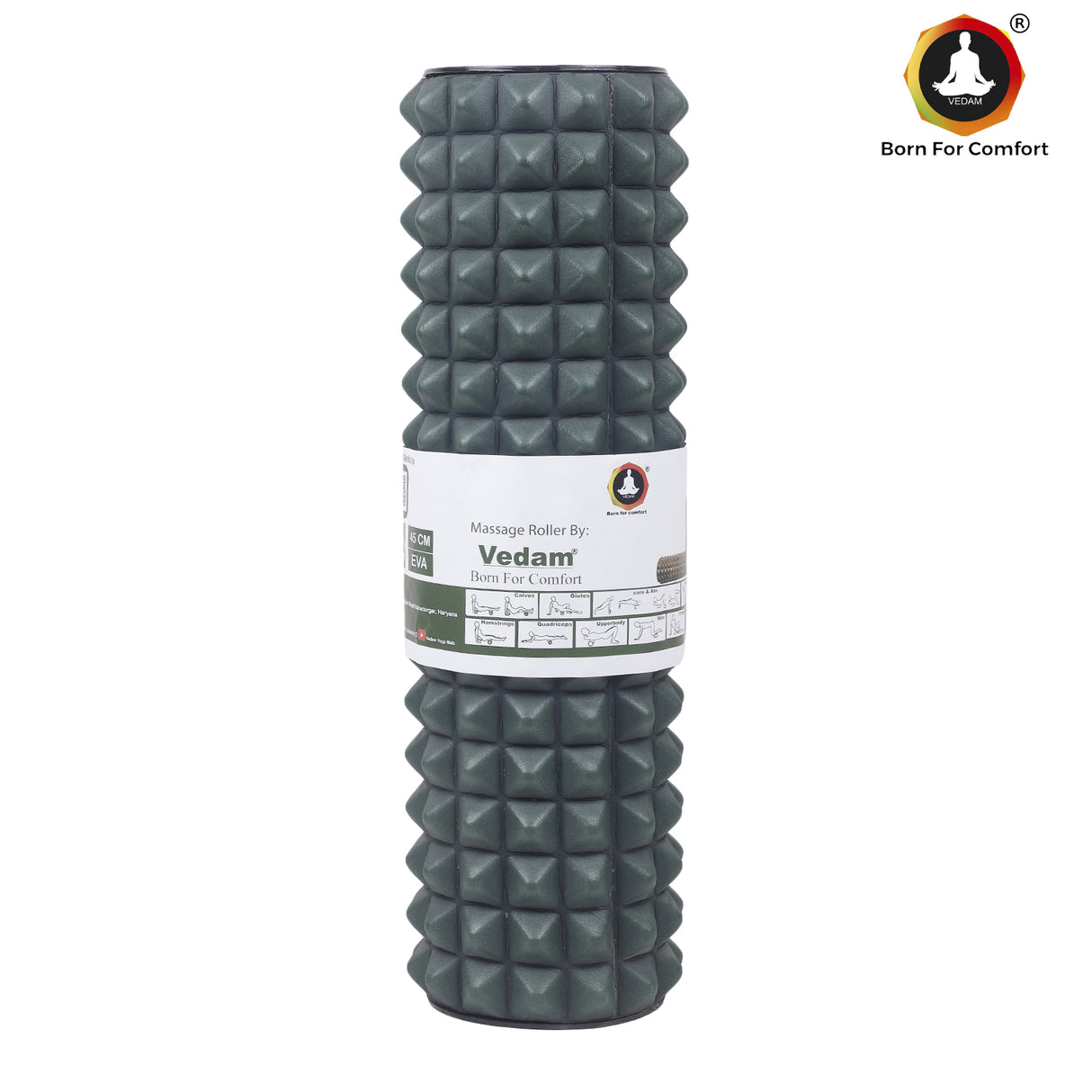 Vedam Massage roller 18″ (Bottel Green)