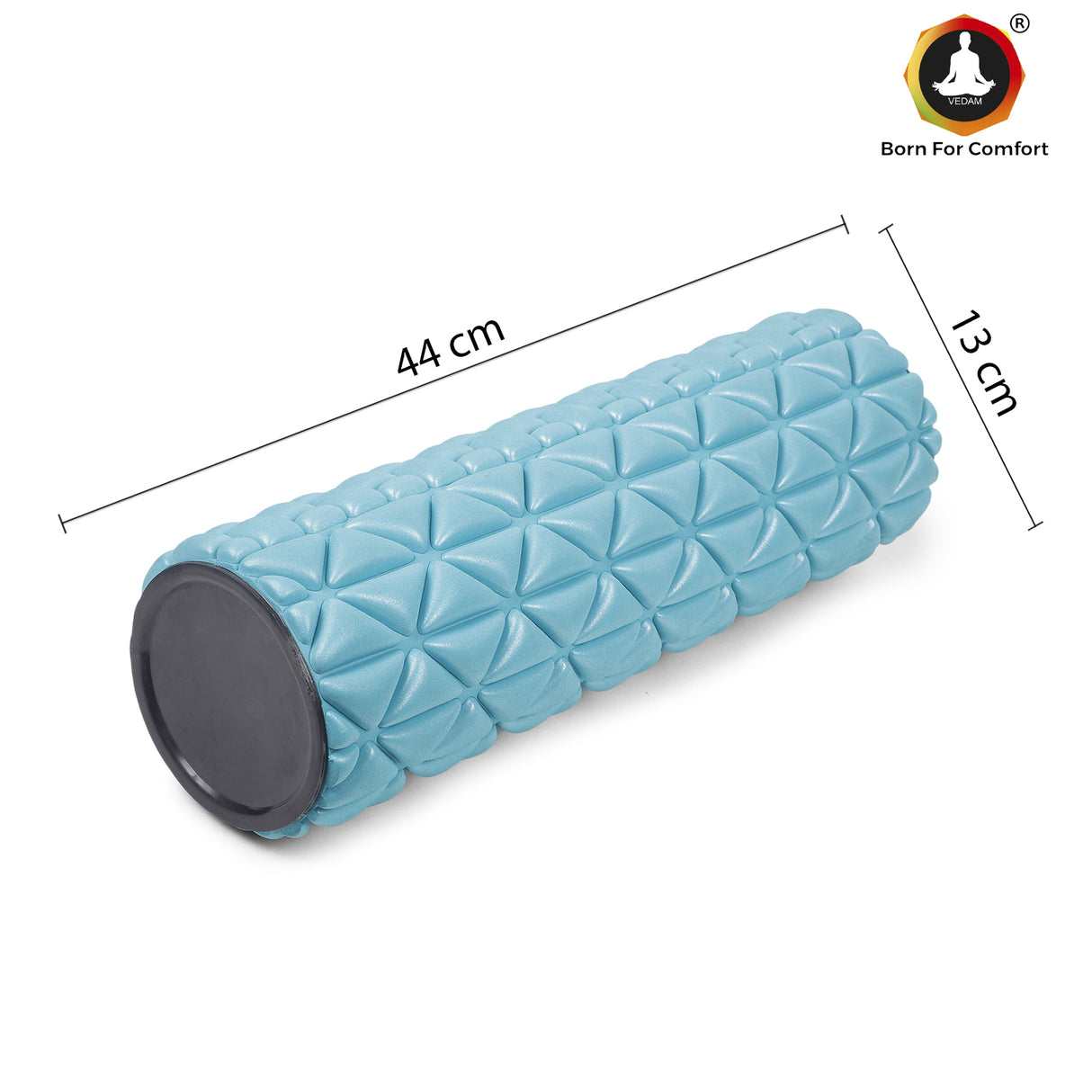Vedam dense Massage roller 18″ (Aqua)