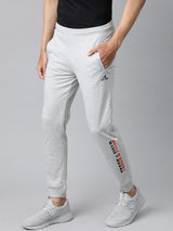 Alcis Men Grey Melange Solid Joggers
