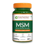 MSM 1000 mg | Methyl Sulfonyl Methane Capsules | Joint & Mobility Support | 60 Tablets - Nutrition by Pure Nutrition