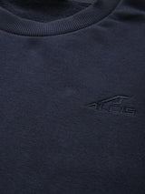 Alcis Men Solid Navy Blue Sweatshirts