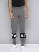 Alcis Men Grey Solid Regular Fit Jogger