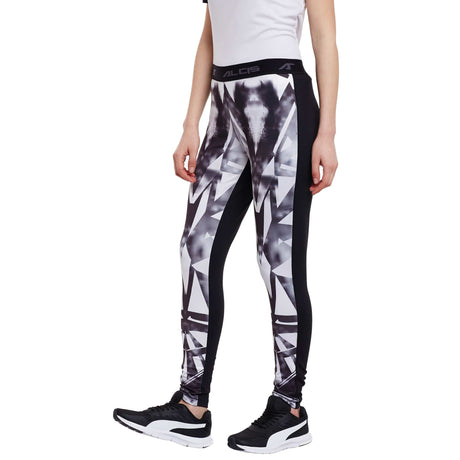 Women White Printed Track Pant | Alcis