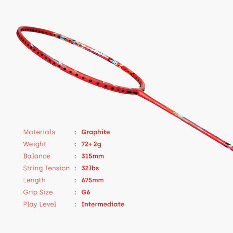 METHANE 1.0 Red | Tanso Racquets