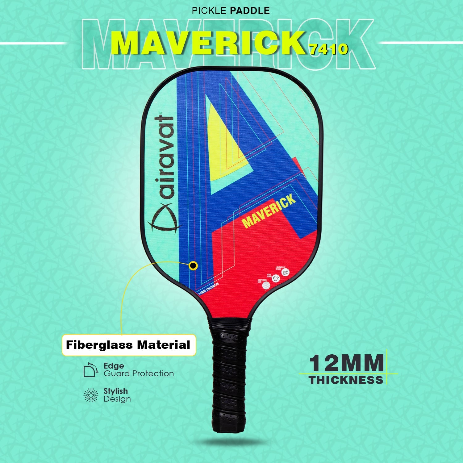 MAVERICK PICKLEBALL PADDLE 7410 WITH BAG