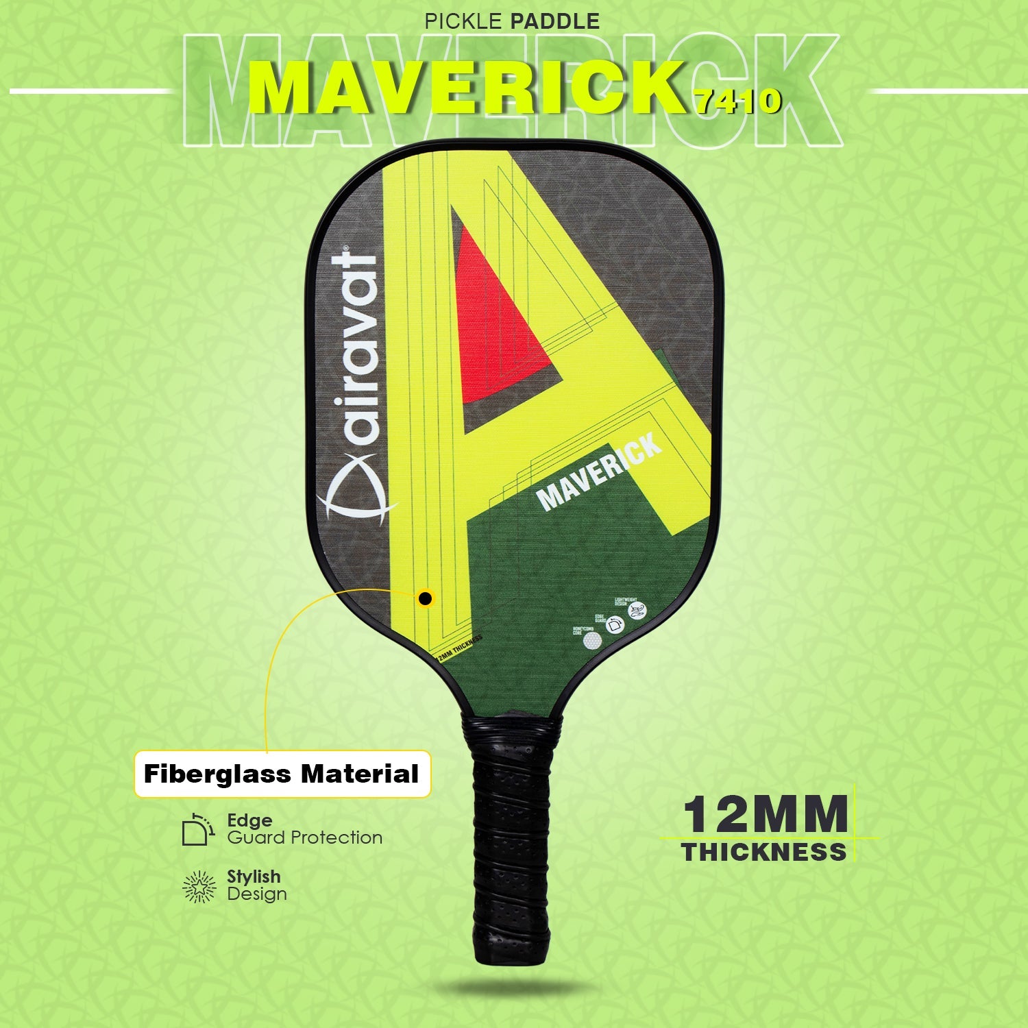 MAVERICK PICKLEBALL PADDLE 7410 WITH BAG