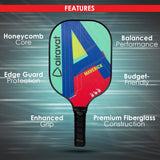 MAVERICK PICKLEBALL PADDLE 7410 WITH BAG