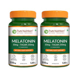 Melatonin with Tagar, Chamomile & L-Theanine 120 Tablets | Natural Sleep