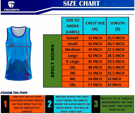 Men’s Classic Gym Singlet | Gold Yellow Tank Top Vest | Triumph